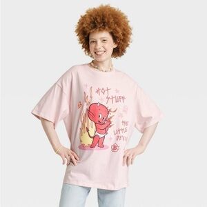 Women's Hot Stuff Oversized Short Sleeve
Graphic T-Shirt - Pink XL